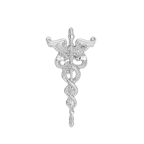 Medical Caduceus - Silver