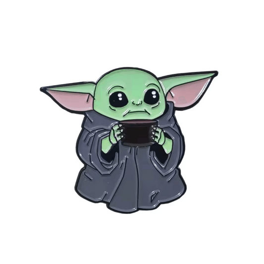 Baby Yoda Sipping Tea