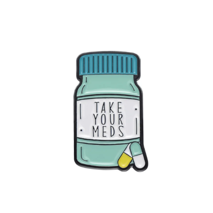 Take Your Meds Bottles - Blue