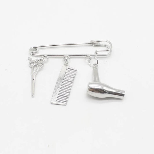 Hairdresser Brooch