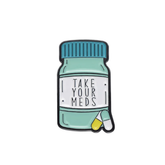 Take Your Meds Bottles - Blue