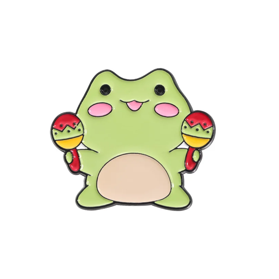 Famous Frog Plays The Maracas