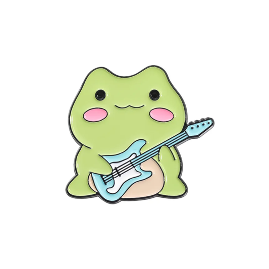 Famous Frog Plays The Guitar