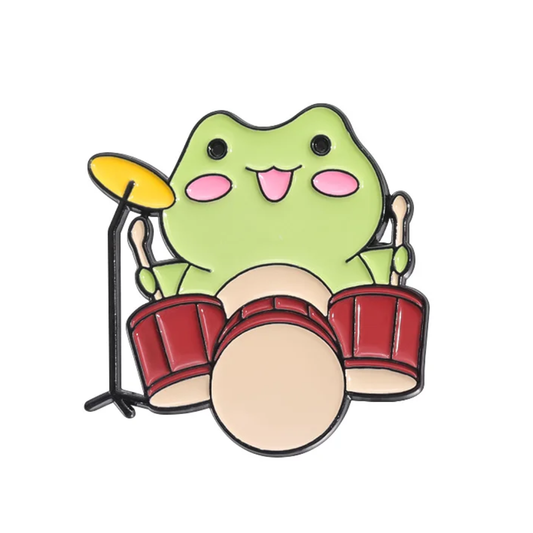Famous Frog Plays The Drums