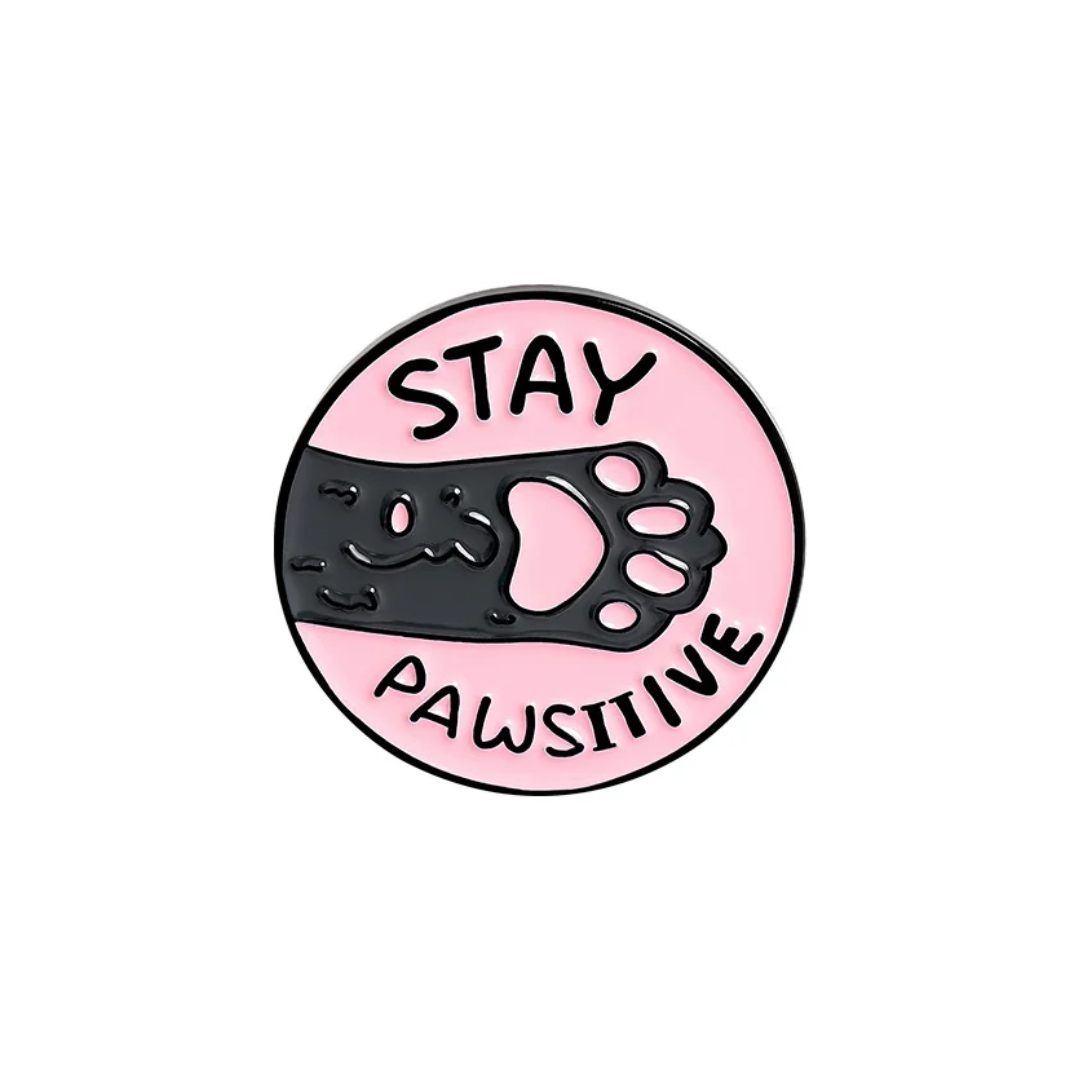 Stay Pawsitive Cat Edition